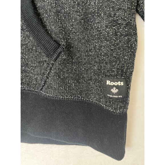 Roots Canada Charcoal Gray French Terry Zip Hoodie sz XXL Maple Leaf Casual - Picture 5 of 12